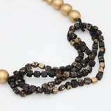 Black & Gold Starlit Necklace