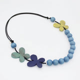 Blue Woodland Wings Necklace