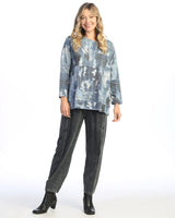 "Mariposa" Fleece Raglan Sleeve Top - SF7-1975