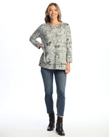 "Paw Pals" Fleece Raglan Sleeve Top - SF7-2119