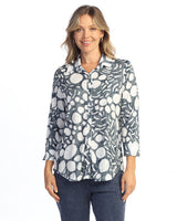 Button Down Shirt with 3/4 Cuff Sleeve - SG1-