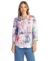 Mandarin Collar Button Down Shirt - SG2-