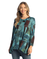 “Lumina” Slinky-Like Knot Hi-Low Tunic Top - SK2-2140 - Limited Sizes!