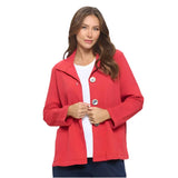 Cotton Cord Jacket in Brick Red - ST408-BRD