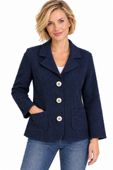 Textured Cotton Jacket - ST401