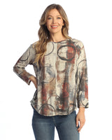 "Edition" Round Neck Front Seam Top - ST5-2127
