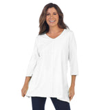 Solid Lightweight Soft Knit Tunic - SC115