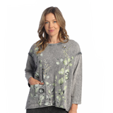 Mineral Washed Drop Shoulder Top - M111- Limited Sizes