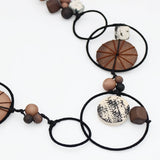 Brown Hayden Disk Necklace