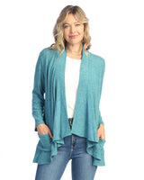 Brushed Hacci Draped Cardigan - VP4