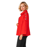Techno Stretch Knit Jacket in Red - 4783J-RD - Size M Only!