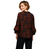 Circular Two-Tone Top in Rust - 7566T-RST