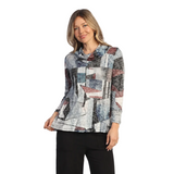 Crushed Cowl Neck Top - SC7