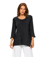 Soft Knit Ribbed Tunic - JR103