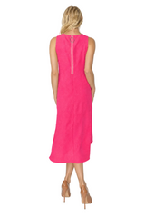 Fit & Flare Tank Dress in Pink - 5715D-PNK