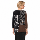 Just In! Mixed Animal Print Colorblock Tunic - C1211T