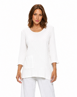Soft Knit Ribbed Tunic - JR103