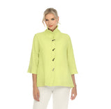 Textured Blouse/Jacket in Lime - 3075SOL