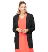 Open-Front Cotton Cardigan - 10090