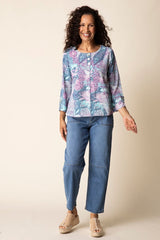 Destination Unknown Pleat Back Pullover - 34932