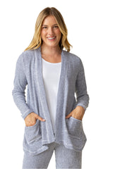 Sailor Striped Cotton Cardigan in Navy/White - 21532-NVY