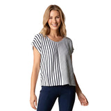 Earn Your Stripes Fine Line Tee - 22403