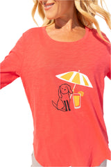 Daquiri Doggie High-Low Tee - 41704