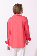 Modal Spandex Terry Shacket - 26895