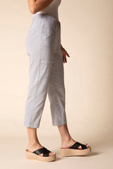 Cool Tech Stripe Seaside Capri - 18365