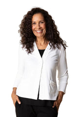 Core Travel Solid Ruched Front Jacket - 55932