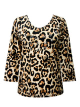Wild Thing V-Neck Print Top - 33827