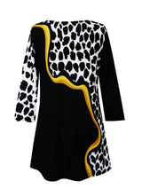 Animal-Spot V-Neck Print Tunic - 24676-TU - Size XL Only!