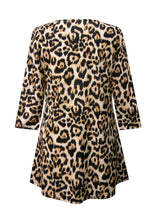 Wild Thing Print V-Neck Tunic - 33827