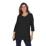 Solid Lightweight Soft Knit Tunic - SC115