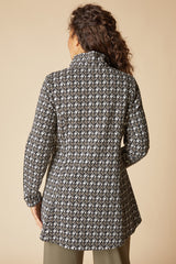 Luxe Ponte Print Soho Jacket - 12611