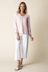 Opposites Attract Snap Sleeve Tee - 31321
