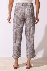 Rayon Leaves Resort Flood Pant - 65642