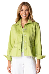 Habitat Stretch Denim Peplum Jacket - 11415