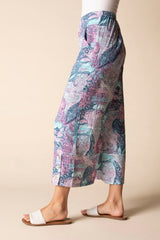 Destination Unknown Button Hem Crop Pant - 34978