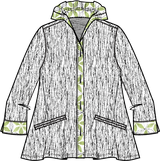 Crinkle Crepe Floral Mix Luna Jacket - 21648