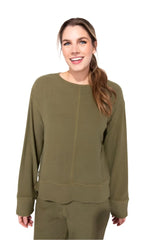 Buttery Rib Knit Snuggly Pullover - 13205