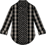 Plaidemonium Boyfriend Tunic - 40334