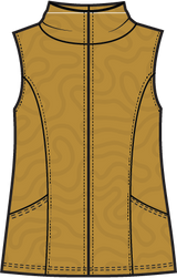 Cascade Quilt Shaped Vest - 53736