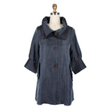 Solid Swing Jacket in Pewter - 200 -PWR
