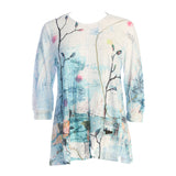 “Juliana” Bulgari Tunic With Mesh Contrast - BU2-1802