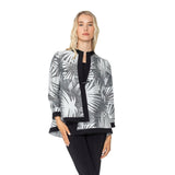 Tropical-Print One-Button Jacket - 5493J-WT - Sizes S & XXL Only!