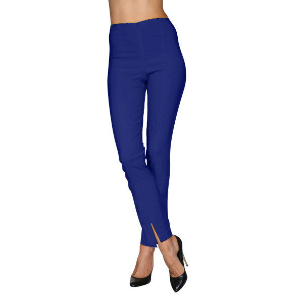 Mesmerize Pants with Front Ankle Slits in Royal Blue- MA21-ROY