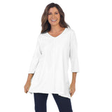 Solid Lightweight Soft Knit Tunic - SC115