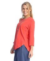 Weekend by Jess & Jane Cotton Slub Top - WK2 - Sizes S & L Only!