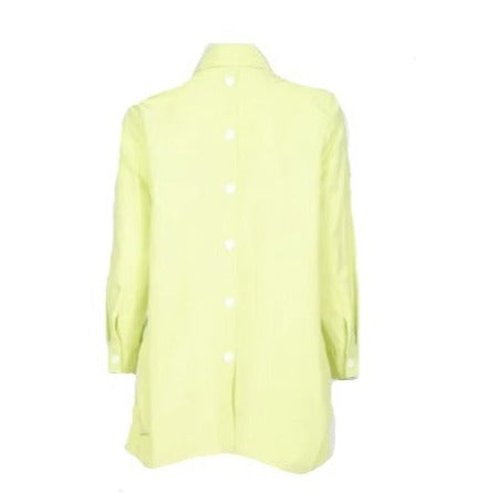 IC Collection Long Pocket Shirt in Melon - 4520B-MLN - Sizes S & M Only!